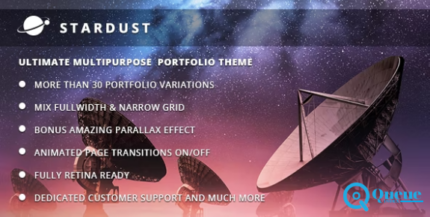Stardust - Multi-Purpose Portfolio WordPress Theme