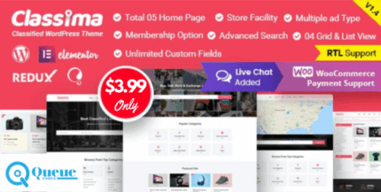 Classima - Classified Ads WordPress Theme