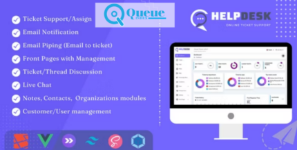 HelpDesk v3.74 - Online Ticketing System with Website - ticket support and management