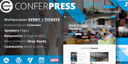 ConferPress v2.8.2 - Multipurpose Event Tickets WordPress Theme