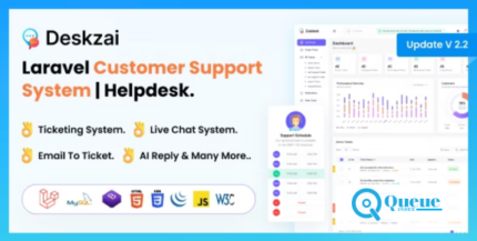 Deskzai v2.1 - Customer Support System - Helpdesk - Support Ticket