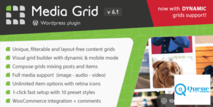Media Grid  - Wordpress Responsive Portfolio