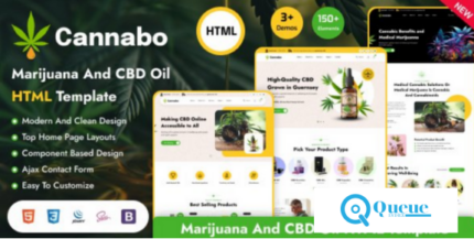 Cannabo - Medical Cannabis & Marijuana HTML Template