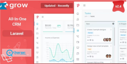 Grow CRM v2.4 - Laravel Project Management
