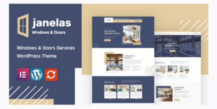 Janelas - Windows & Doors Services WordPress Theme
