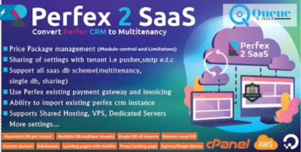 Perfex CRM SaaS Module v0.2.4 - Transform Your Perfex CRM into a Powerful Multi-Tenancy Solution
