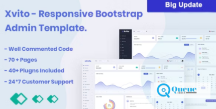 Xvito - Bootstrap Admin Template